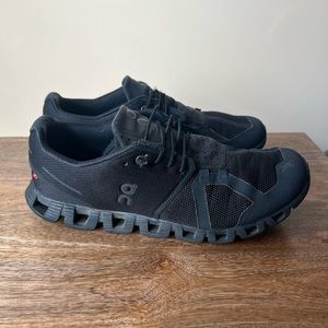 On Running Cloud 2.0 Womens All Black Running Shoes Size 10